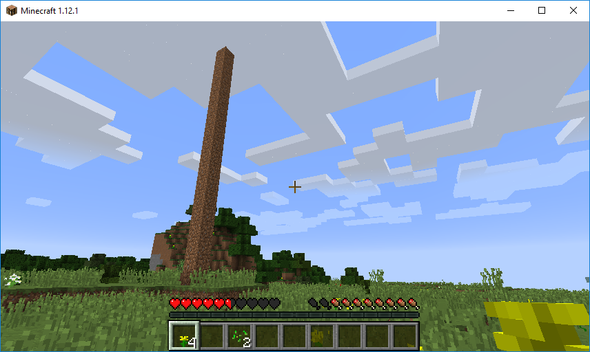 The mighty dirt obelisk