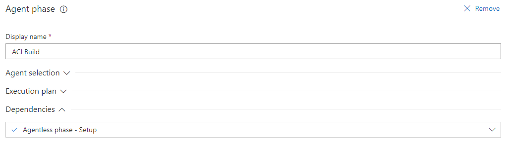 Specifying dependencies